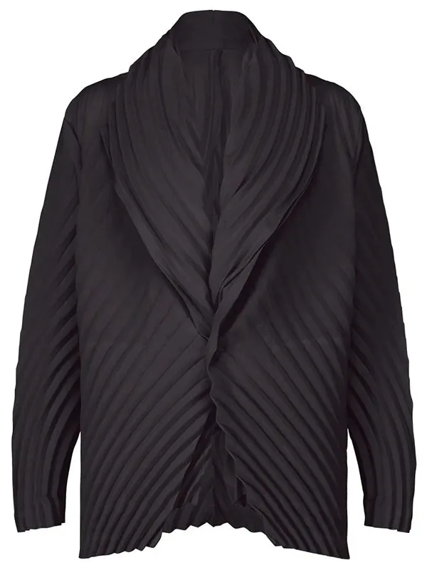 Henrik Vibskov Boutique Wrapped Pleats Jacket 8211 Dark Navy Women Jackets and Coats Henrik Vibskov Boutique Wrapped Pleats Jacket 8211 Dark Navy Women Jackets and Coats