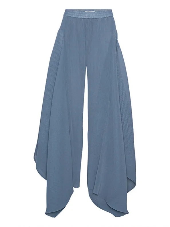Henrik Vibskov Boutique Wrist Plisse Pants 8211 Stone Blue Women Pants