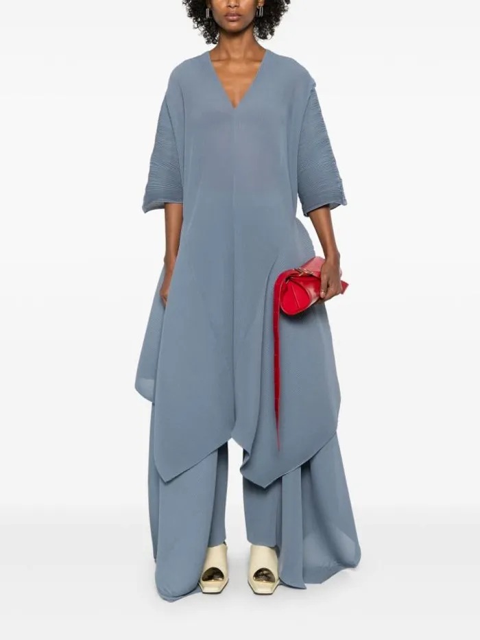 Henrik Vibskov Boutique Wrist Plisse Pants 8211 Stone Blue Women Pants