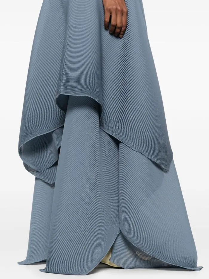 Henrik Vibskov Boutique Wrist Plisse Pants 8211 Stone Blue Women Pants