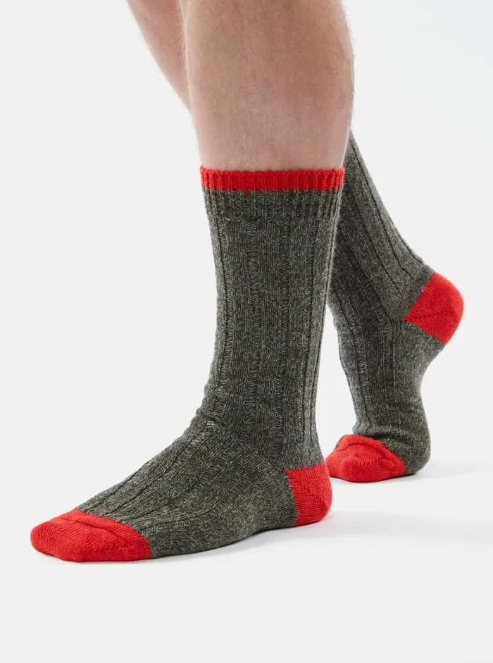 Hike Sock In Derby Wool Men Universal Works Socks Hike Sock In Derby Wool Men Universal Works Socks