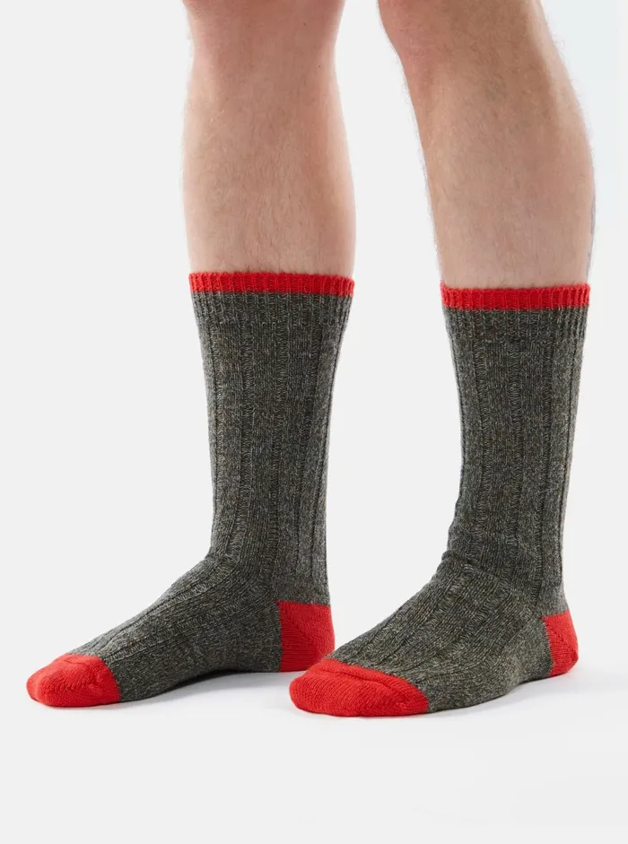 Hike Sock In Derby Wool Men Universal Works Socks Hike Sock In Derby Wool Men Universal Works Socks