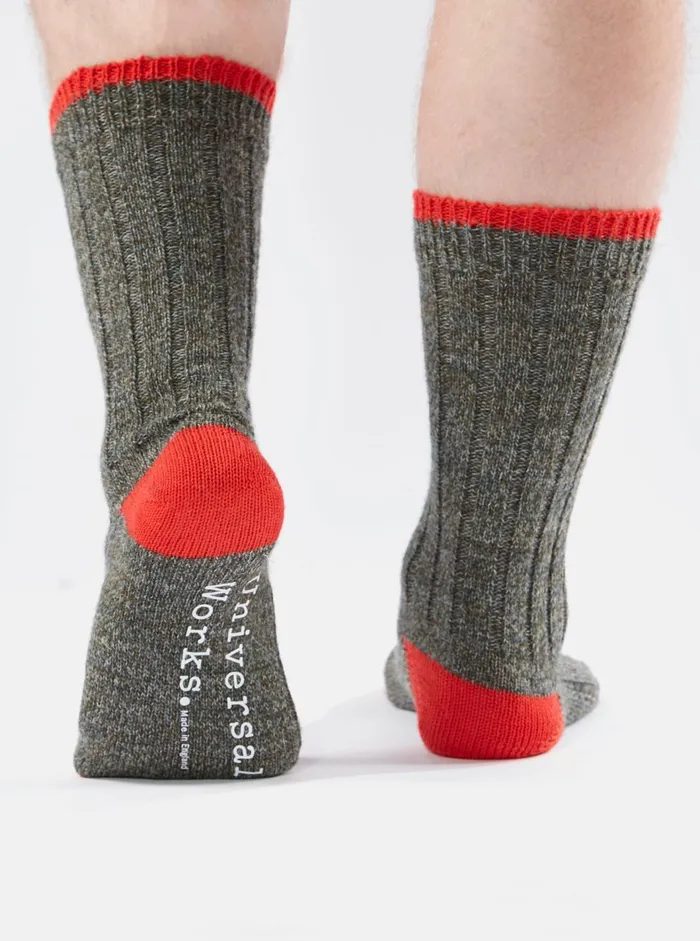 Hike Sock In Derby Wool Men Universal Works Socks Hike Sock In Derby Wool Men Universal Works Socks
