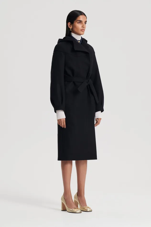 HOODED DUFFLE BLACK Women Coats Scanlan Theodore