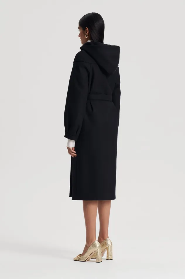 HOODED DUFFLE BLACK Women Coats Scanlan Theodore