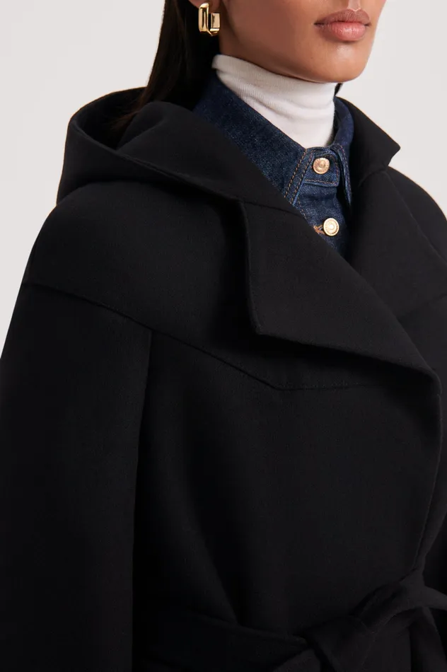 HOODED DUFFLE BLACK Women Coats Scanlan Theodore