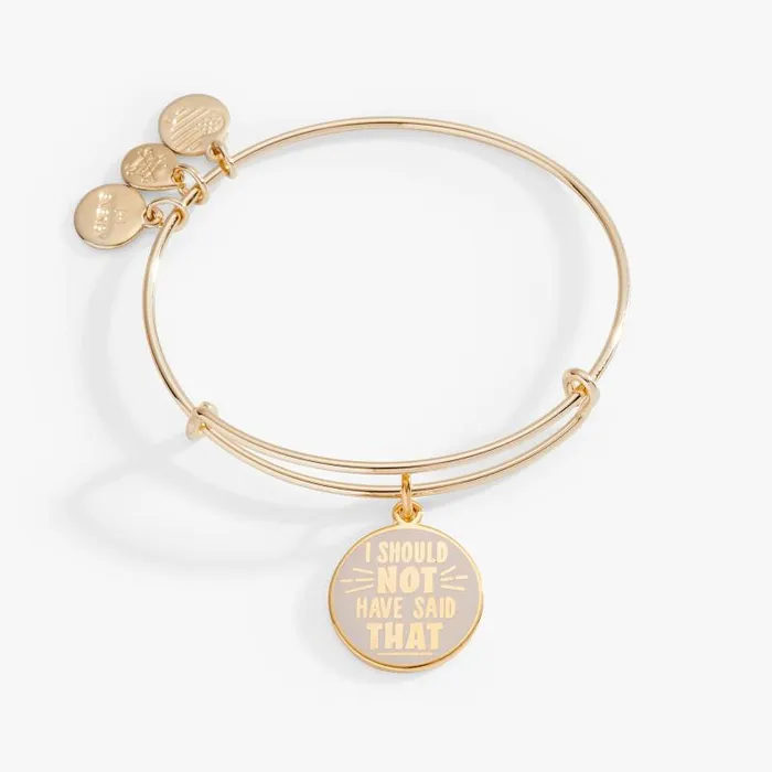 Iconic Women Alex And Ani Harry Potter Hagrid 039I Should Not Have Said That039 Charm Bangle Bracelet Shiny Gold Iconic Women Alex And Ani Harry Potter Hagrid 039I Should Not Have Said That039 Charm Bangle Bracelet Shiny Gold