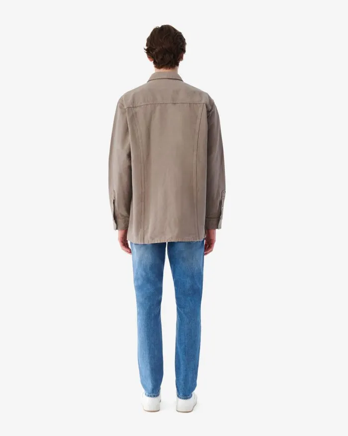 Jackets and Coats Men IRO KESMO DENIM OVERSHIRT
