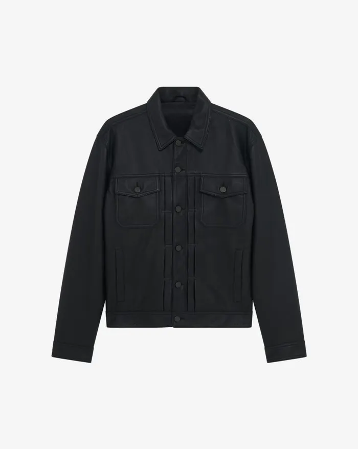 Jackets and Coats Men IRO REEVES LEATHER JACKET