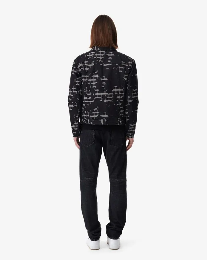 Jackets and Coats Men IRO YANIS PATTERNED DENIM JACKET
