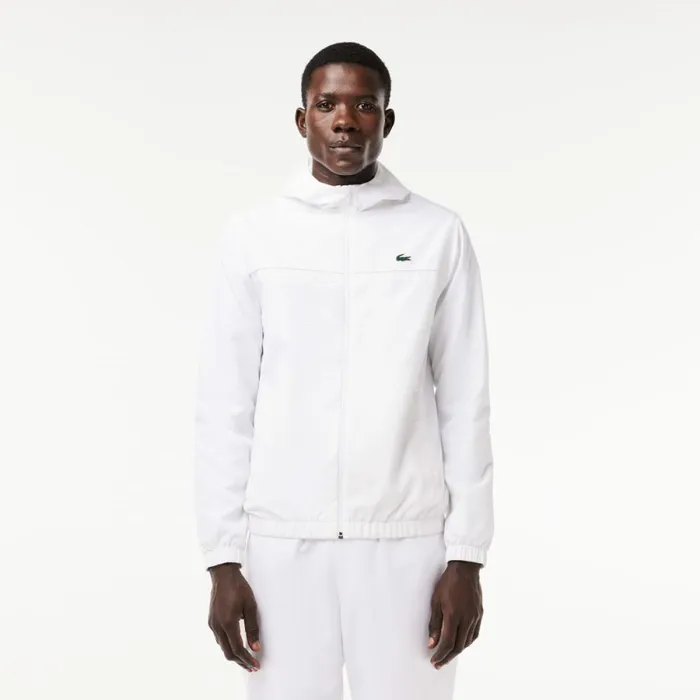 Jackets and Coats Men Lacoste Men039s Water Repellent ZipUp Tennis Jacket White Z92 Jackets and Coats Men Lacoste Men039s Water Repellent ZipUp Tennis Jacket White Z92