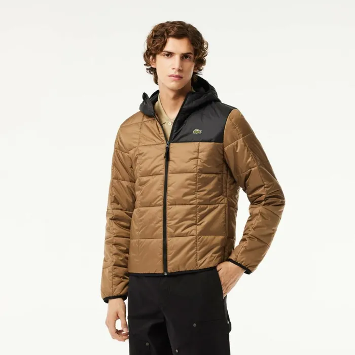 Jackets and Coats Men Lacoste Men039s Waterproof Padded Hood Puffer Jacket Brown Black Qin Jackets and Coats Men Lacoste Men039s Waterproof Padded Hood Puffer Jacket Brown Black Qin