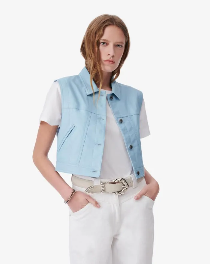Jackets and Coats Women IRO ILVA LEATHER VEST