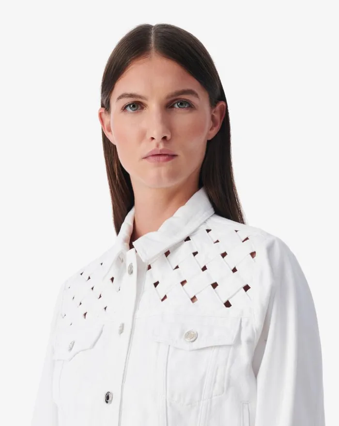 Jackets and Coats Women IRO UBALDO CROPPED DENIM JACKET