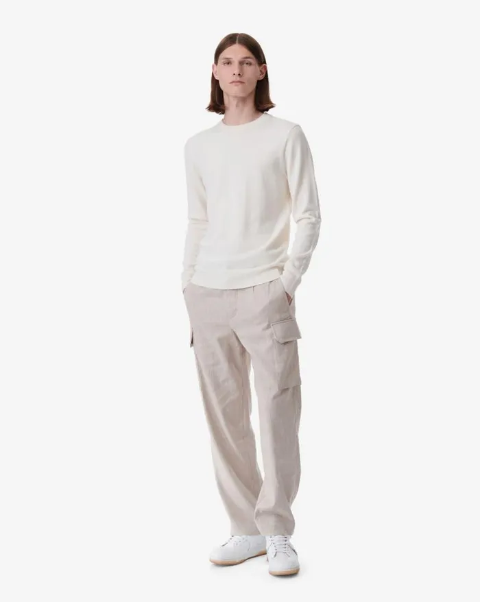 Jeans and Trousers Men IRO MATT LINENBLEND CARGO PANTS