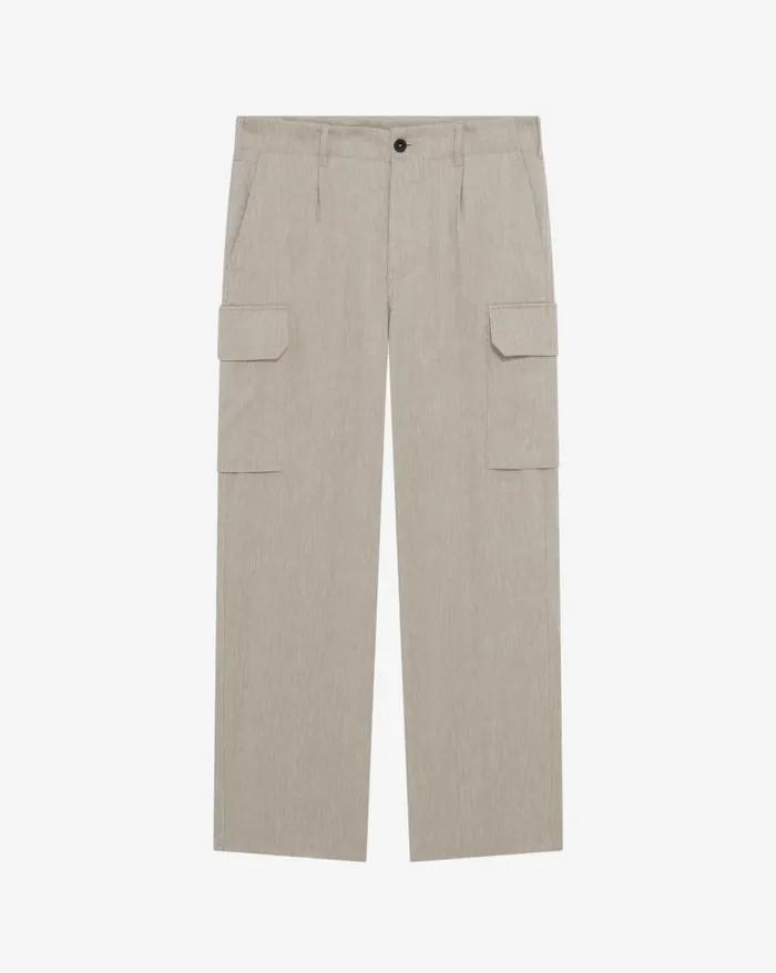 Jeans and Trousers Men IRO MATT LINENBLEND CARGO PANTS