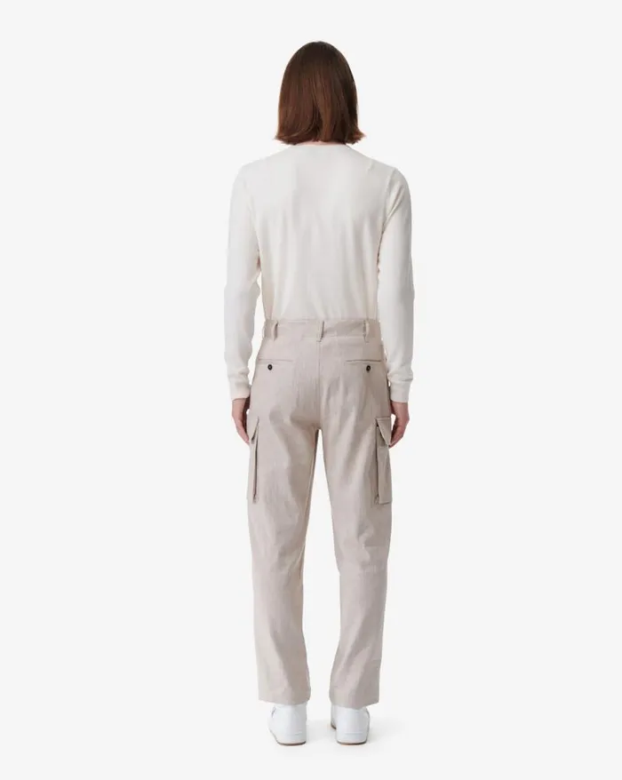 Jeans and Trousers Men IRO MATT LINENBLEND CARGO PANTS