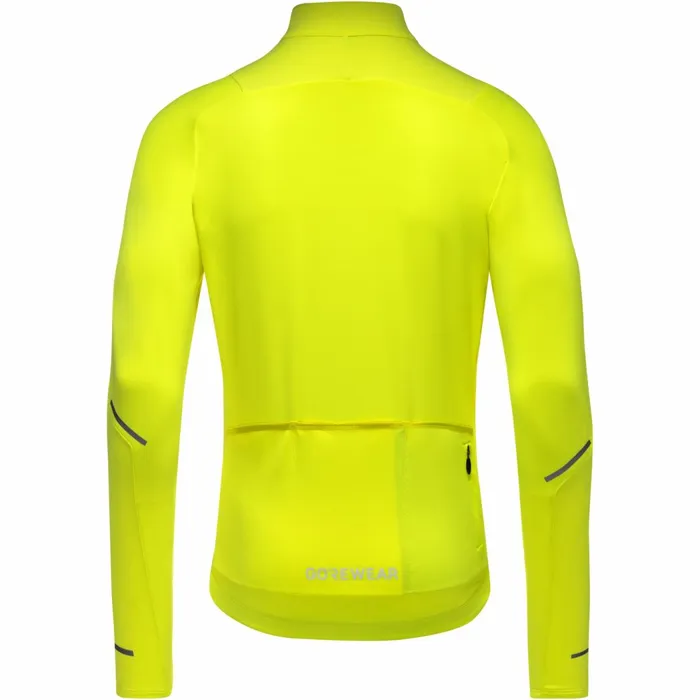 Jerseys and Shirts Men GOREWEAR SPINSHIFT Thermo Long Sleeve Jersey Mens Neon Yellow