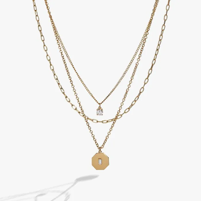 Jewelry Sets Women Alex And Ani Crystal And Chain Layered Necklace Silver