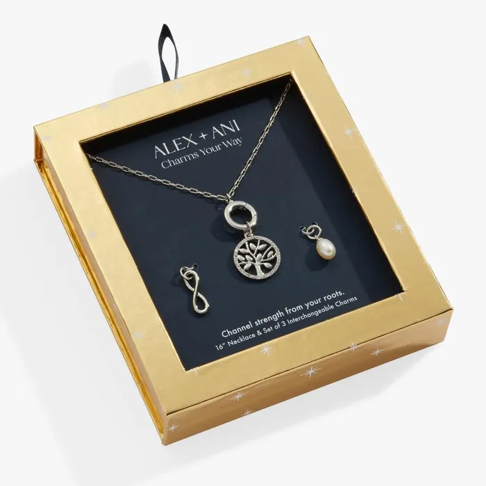Jewelry Sets Women Alex And Ani Family Forever Necklace Silver