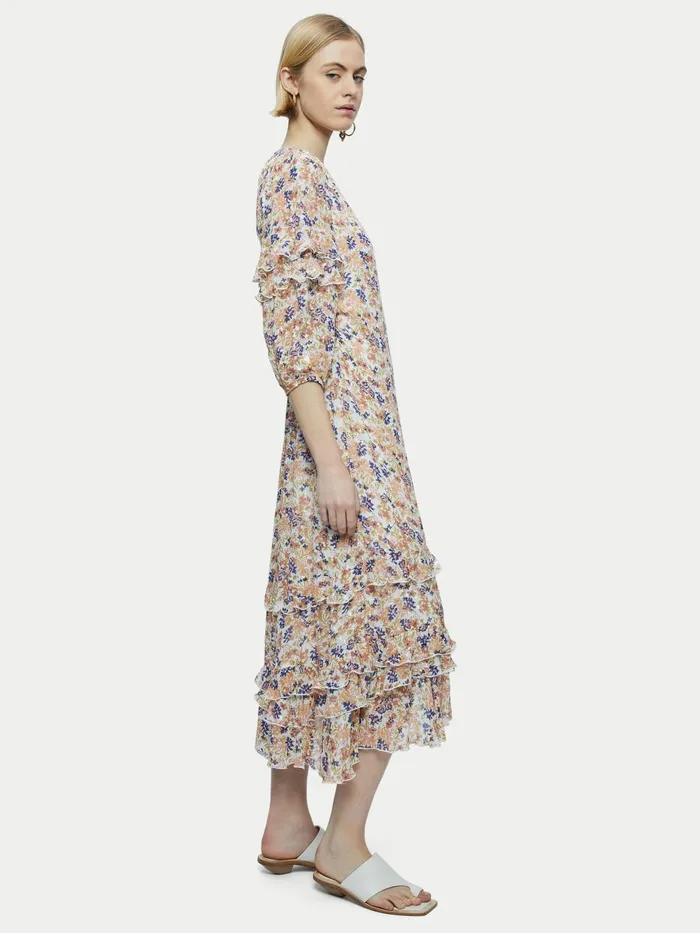 Jigsaw Dresses and Jumpsuits Women Bohemia Lurex Wrap Dress Multi