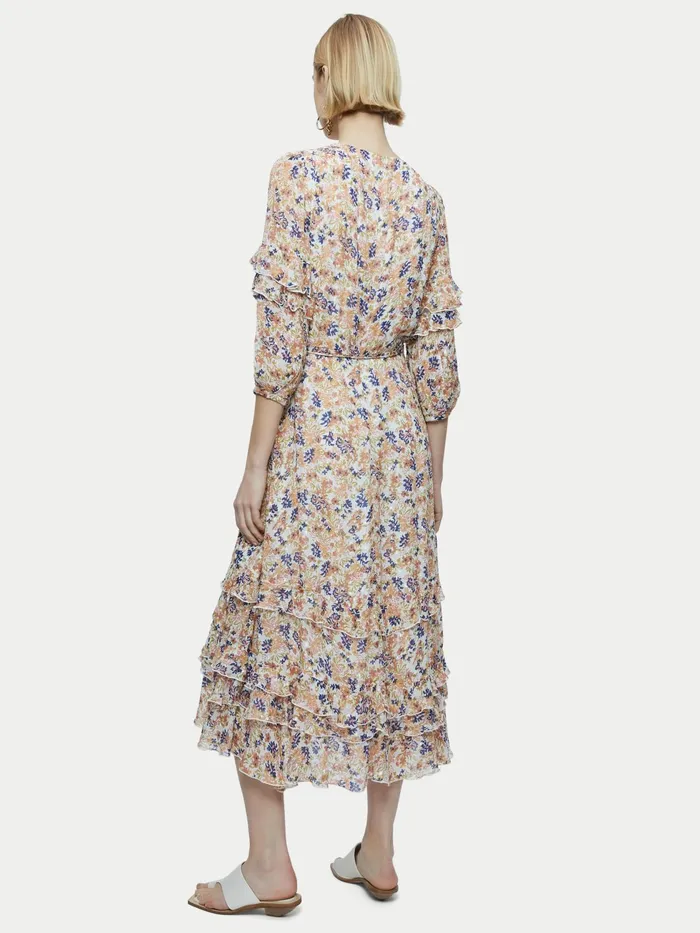 Jigsaw Dresses and Jumpsuits Women Bohemia Lurex Wrap Dress Multi