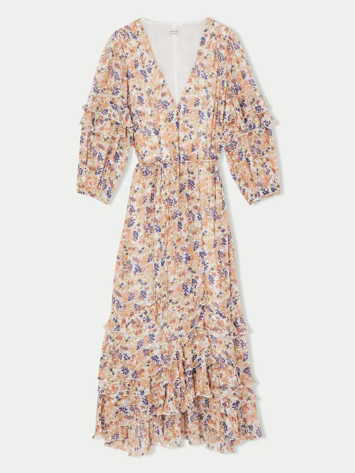 Jigsaw Dresses and Jumpsuits Women Bohemia Lurex Wrap Dress Multi