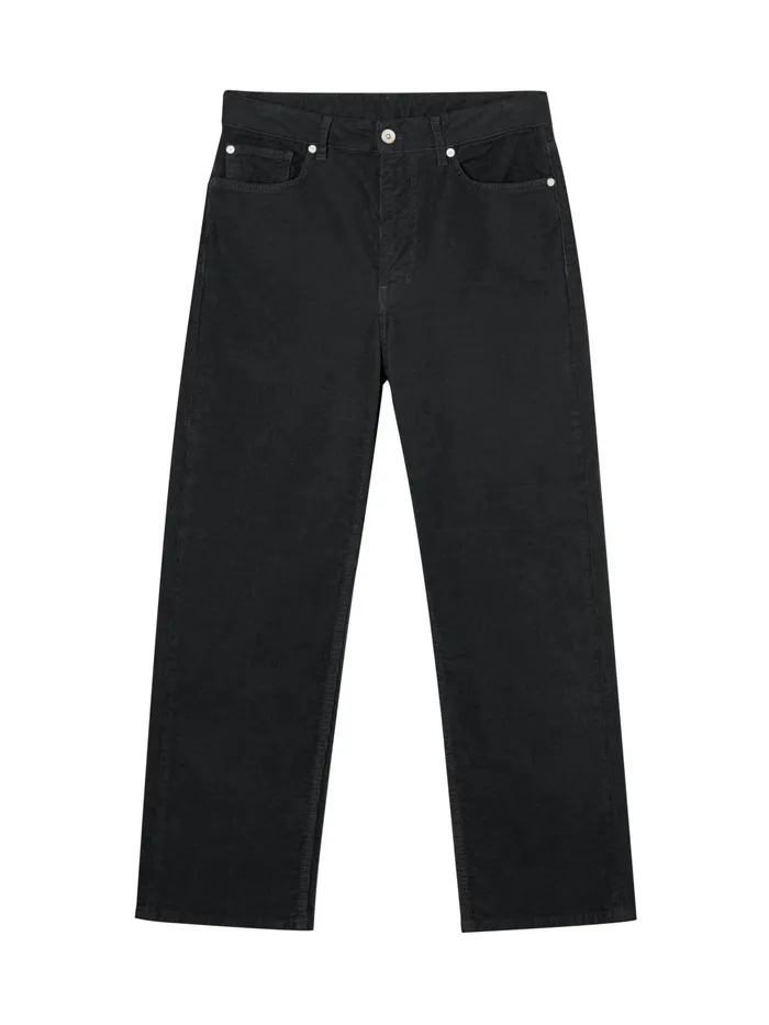 Jigsaw Jeans Women Lea Straight Crop Cord Jean Black