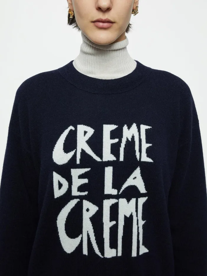 Jigsaw Knitwear and Cashmere Women Creme De La Creme Jumper Blue