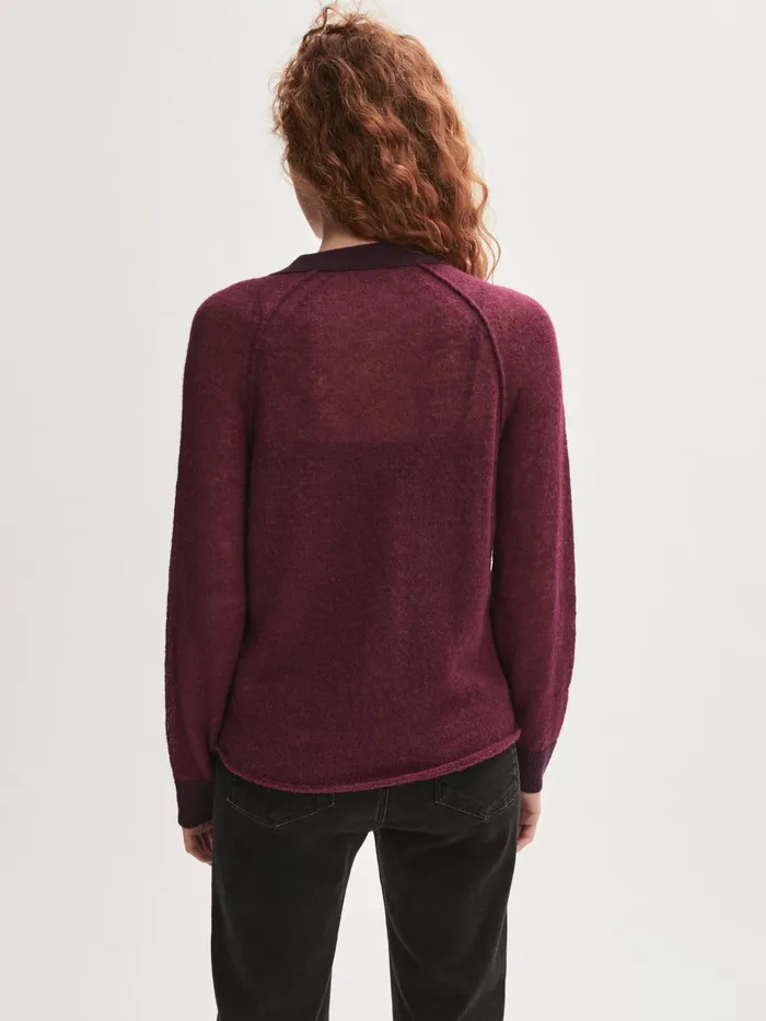 Jigsaw Knitwear and Cashmere Women Fine Wool Blend Cardigan Pink