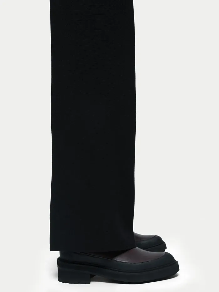 Jigsaw Knitwear and Cashmere Women Milano Knit Trouser Black