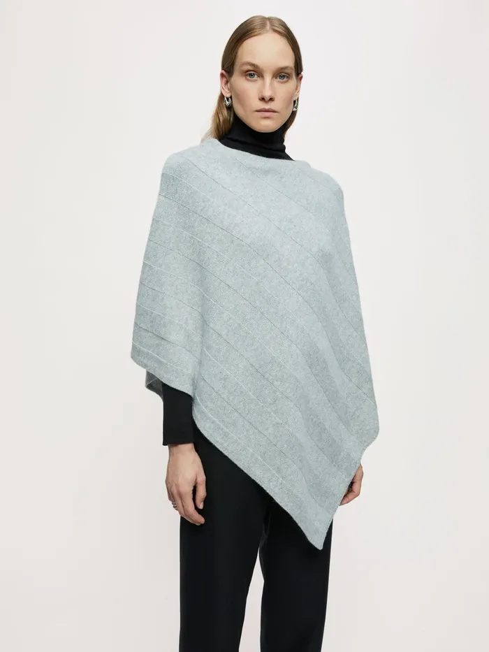 Jigsaw Ponchos and Scarves Women Cashmere Poncho Grey