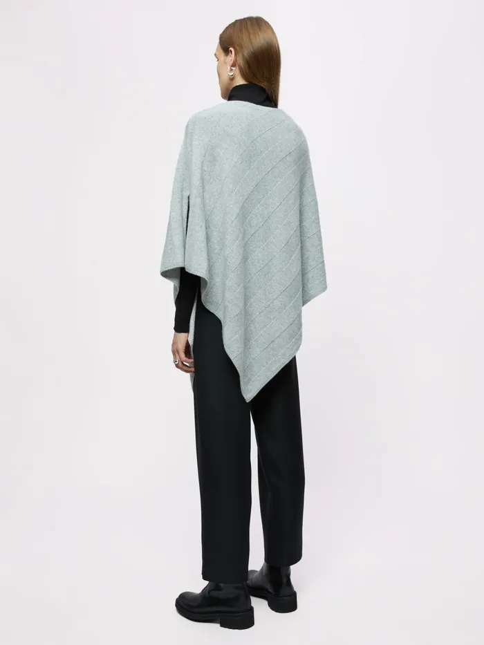 Jigsaw Ponchos and Scarves Women Cashmere Poncho Grey