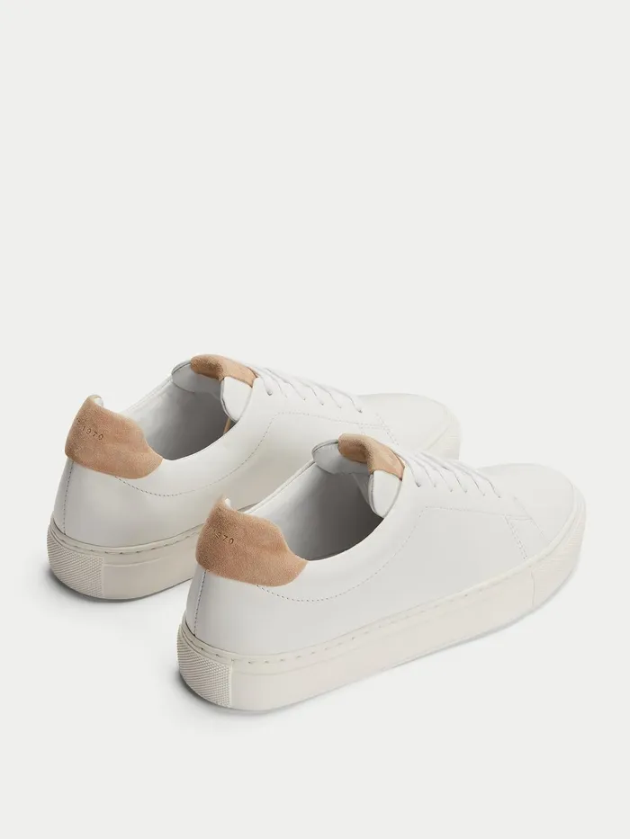 Jigsaw Shoes and Sandals Women Miah Leather Trainer Cream