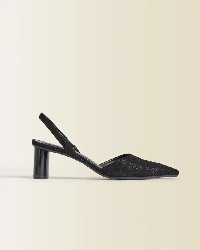 Jigsaw Shoes and Sandals Women Seren Slingback Court Shoe Black