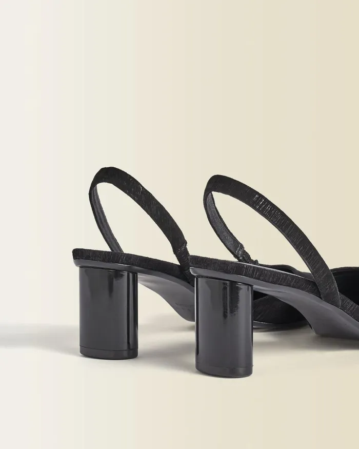 Jigsaw Shoes and Sandals Women Seren Slingback Court Shoe Black