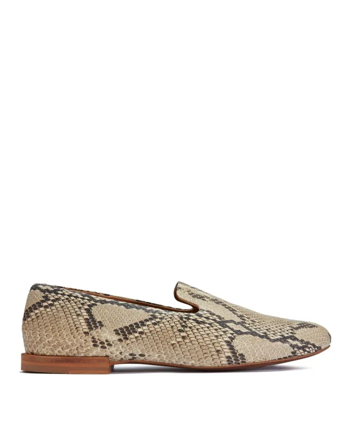 Jigsaw Shoes and Sandals Women Snake Effect Leather Loafer Multi