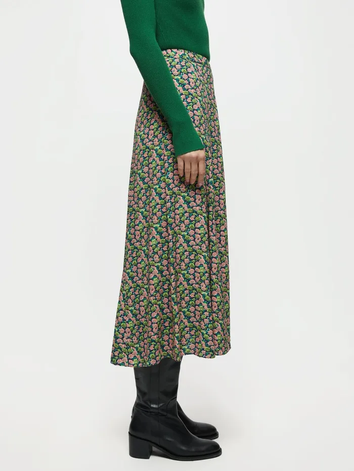 Jigsaw Skirts Women Hydrangea Midi Skirt Green