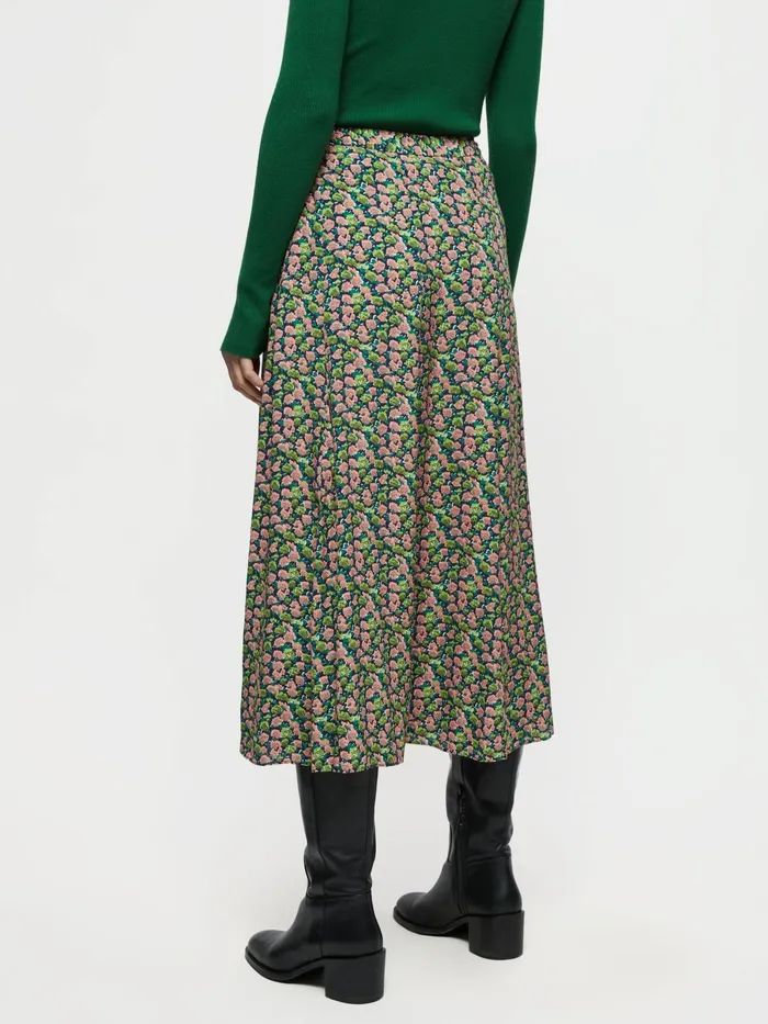 Jigsaw Skirts Women Hydrangea Midi Skirt Green