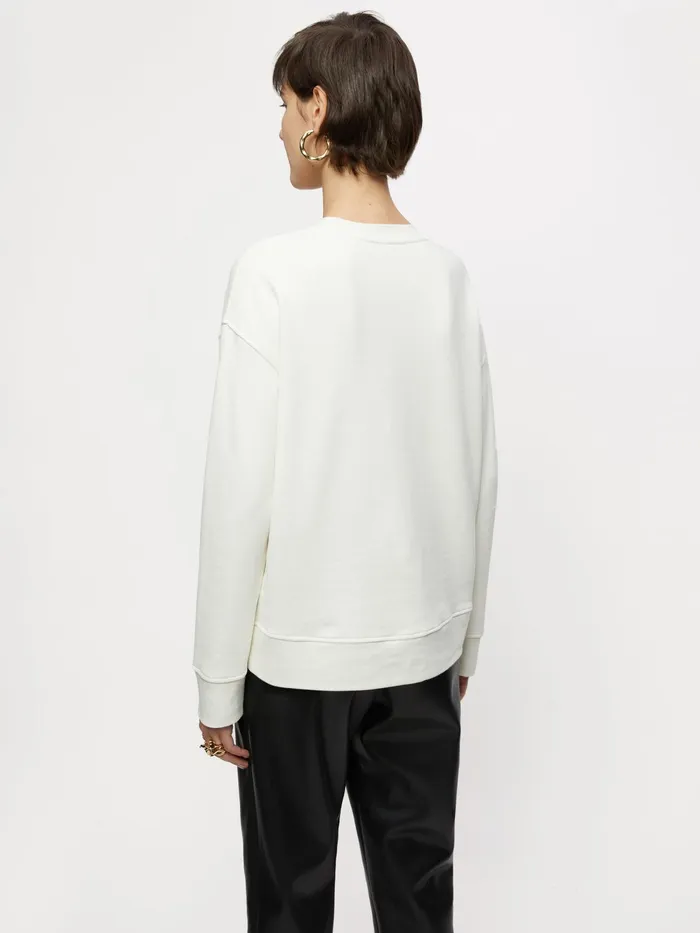 Jigsaw Tops Women Creme De La Creme Sweatshirt Cream