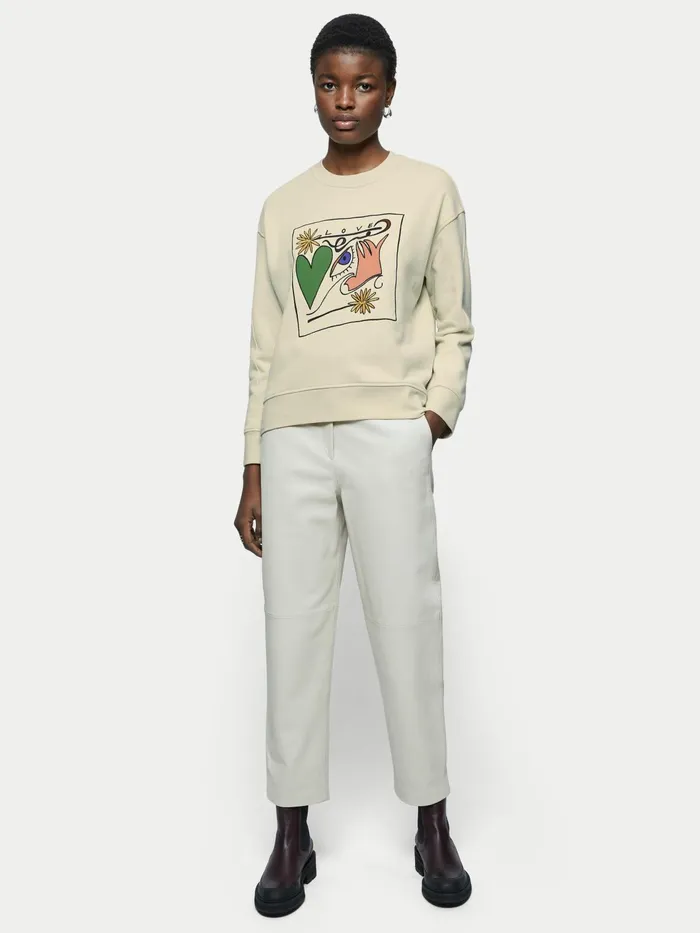 Jigsaw Tops Women Dandelion Sweatshirt Cream