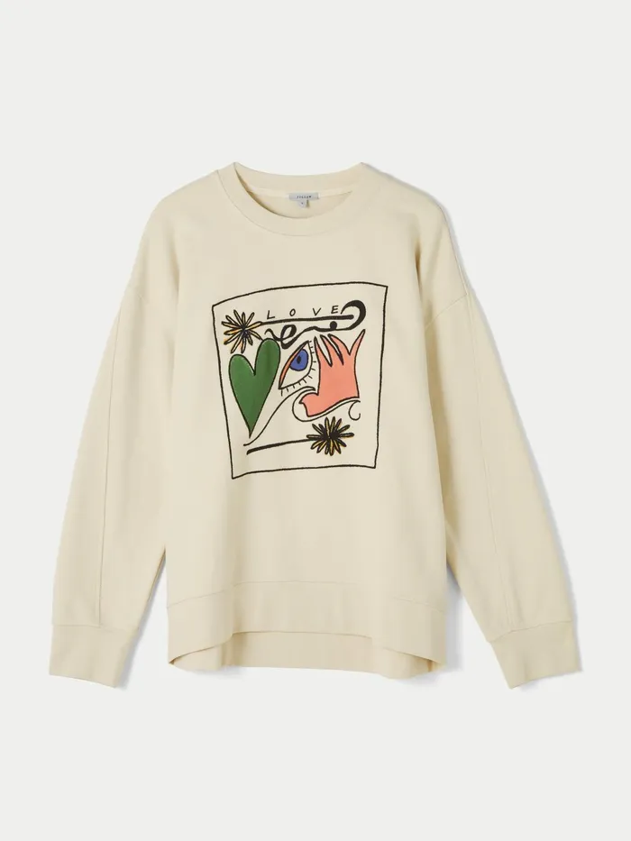 Jigsaw Tops Women Dandelion Sweatshirt Cream