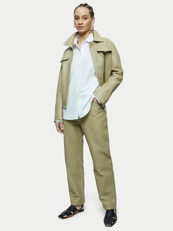 Jigsaw Tops Women Slim Darted Poplin Shirt White