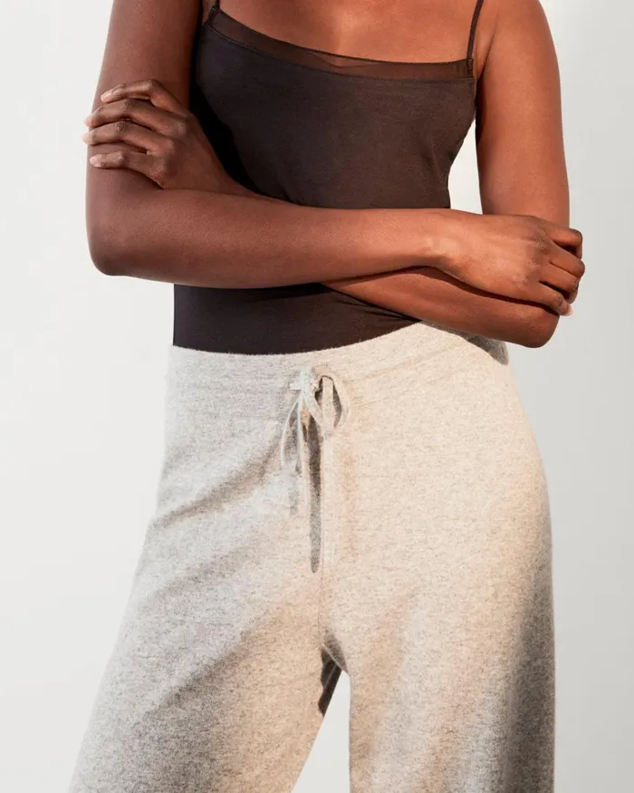 Jigsaw Trousers Women Soft Knit Luxe Trackpant Grey