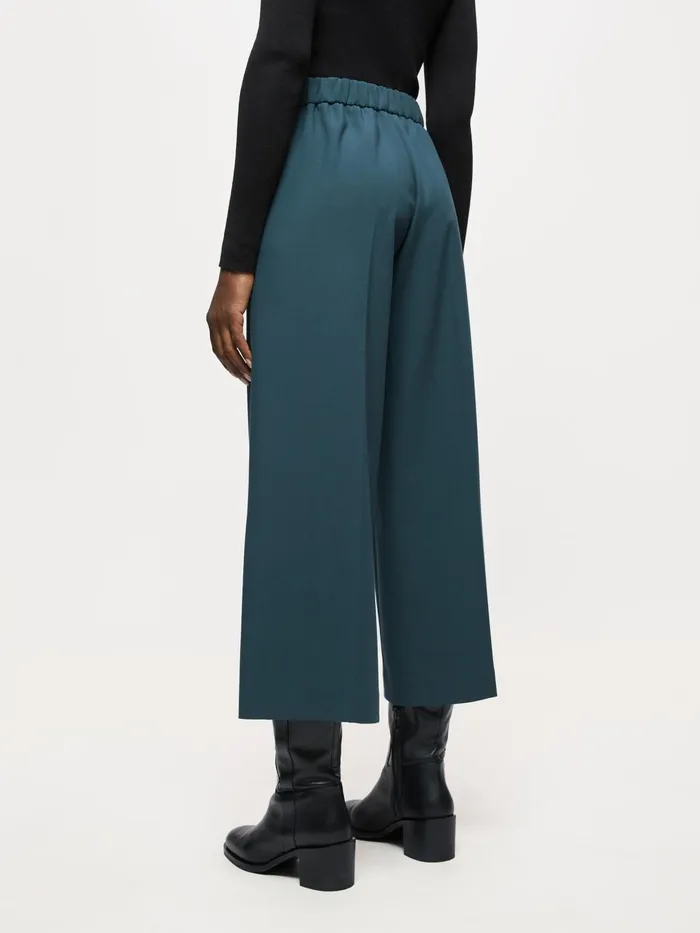 Jigsaw Trousers Women Trent Modern Crepe Trouser Green