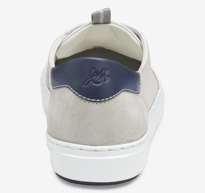 Johnston and Murphy Anson Stretch LacetoToe White English Suedesheepskin Men SlipOns Johnston and Murphy Anson Stretch LacetoToe White English Suedesheepskin Men SlipOns