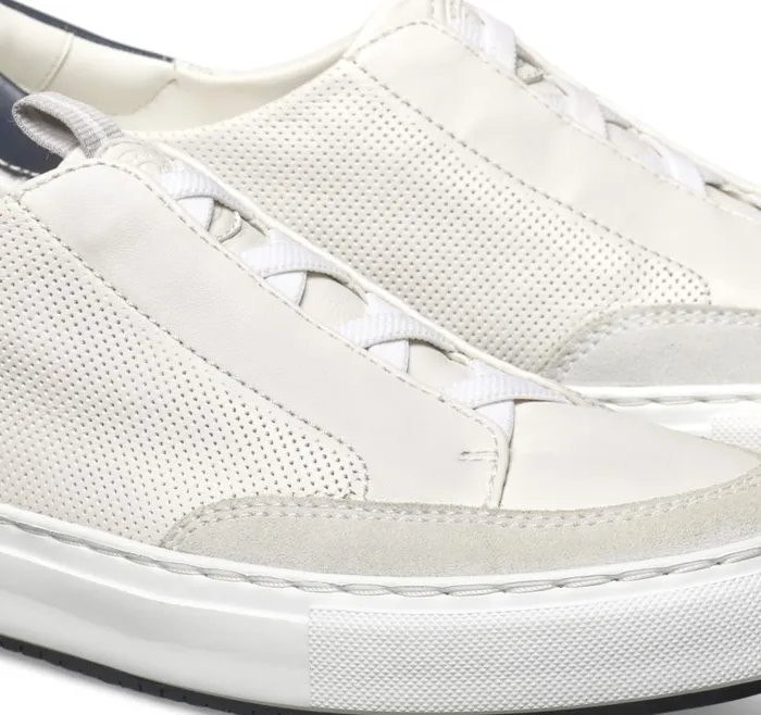 Johnston and Murphy Anson Stretch LacetoToe White English Suedesheepskin Men SlipOns Johnston and Murphy Anson Stretch LacetoToe White English Suedesheepskin Men SlipOns
