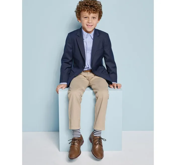Johnston and Murphy Boys Woven Blazer Navy Boys Blazers and Vests Johnston and Murphy Boys Woven Blazer Navy Boys Blazers and Vests