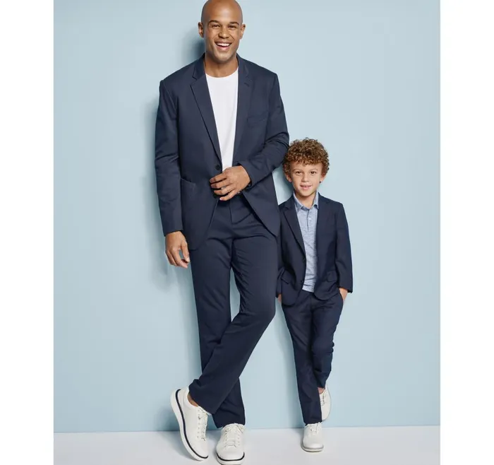 Johnston and Murphy Boys Woven Blazer Navy Boys Blazers and Vests Johnston and Murphy Boys Woven Blazer Navy Boys Blazers and Vests