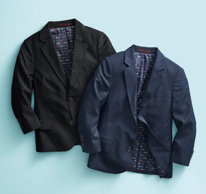 Johnston and Murphy Boys Woven Blazer Navy Boys Blazers and Vests Johnston and Murphy Boys Woven Blazer Navy Boys Blazers and Vests